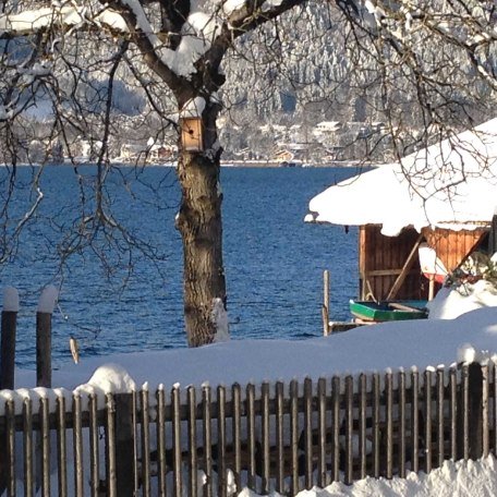 Aussicht vom Wohnzimmer  Winter (rechtes Fenster), © im-web.de/ Tourist Information Tegernsee