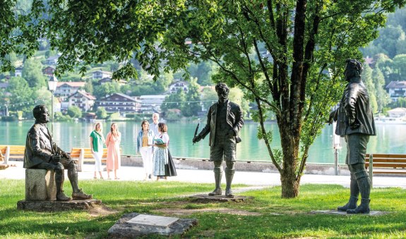 Skulpturengruppe im Kurpark Rottach-Egern, © Der Tegernsee, Thomas Plettenberg