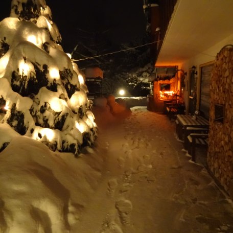 Terrasse im Winter, © im-web.de/ Touristinformation Fischbachau