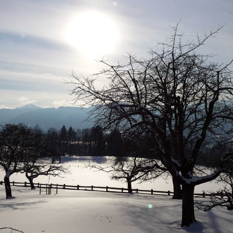 Garten im Winter, © im-web.de/ Tourist-Information Gmund am Tegernsee